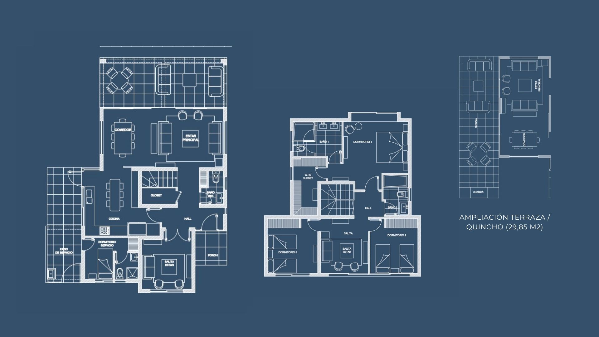 Casa 1 – Planta de arquitectura
