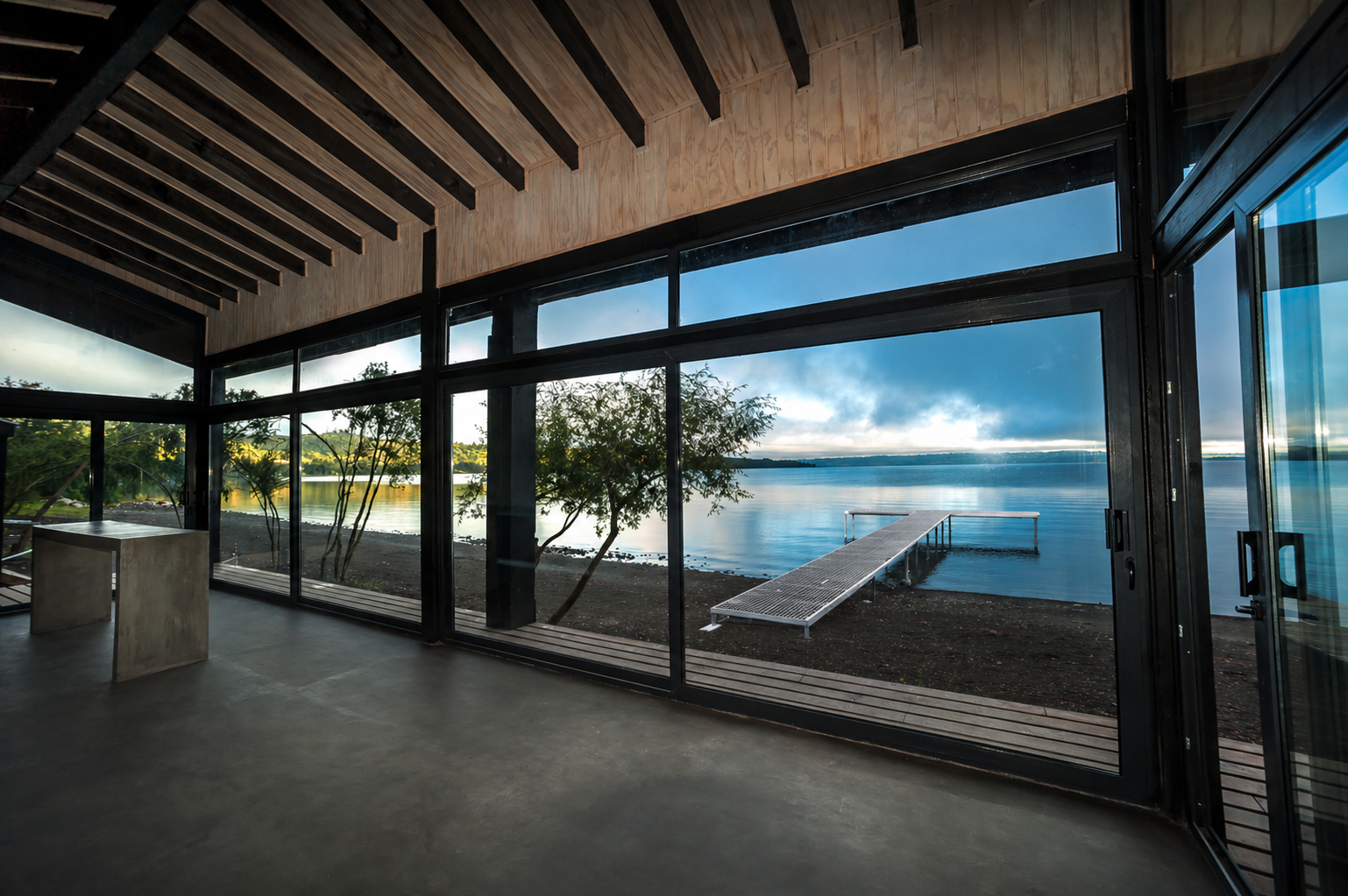 ClubHouse y Muelle Vista Rupanco